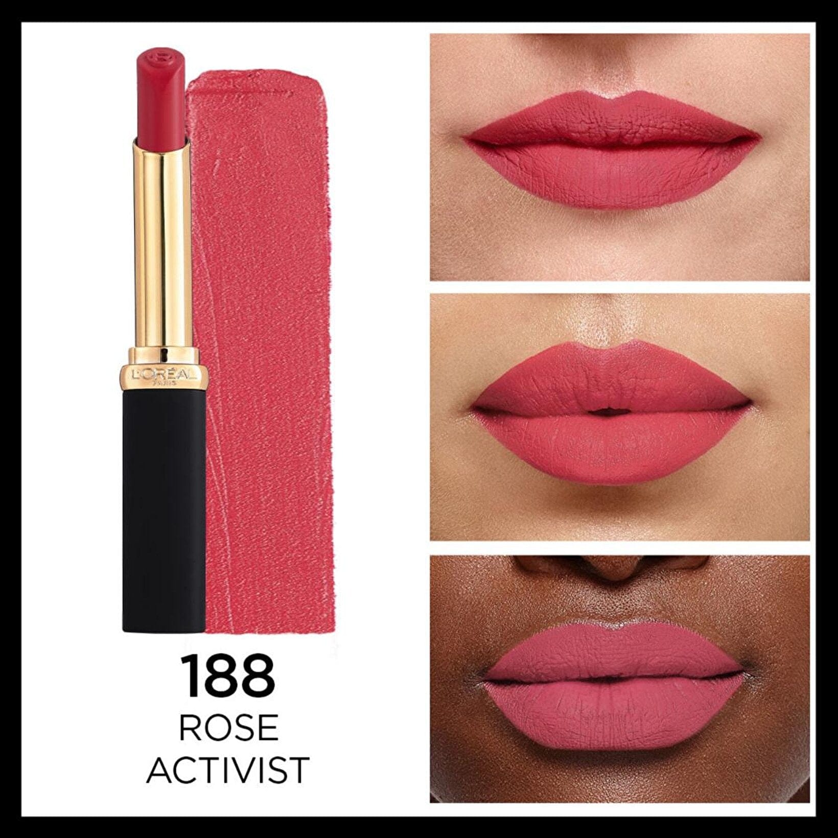 Loreal Paris Colour Riche Intense Volume Matte Lipstick -188 Rose Activist 757279512658