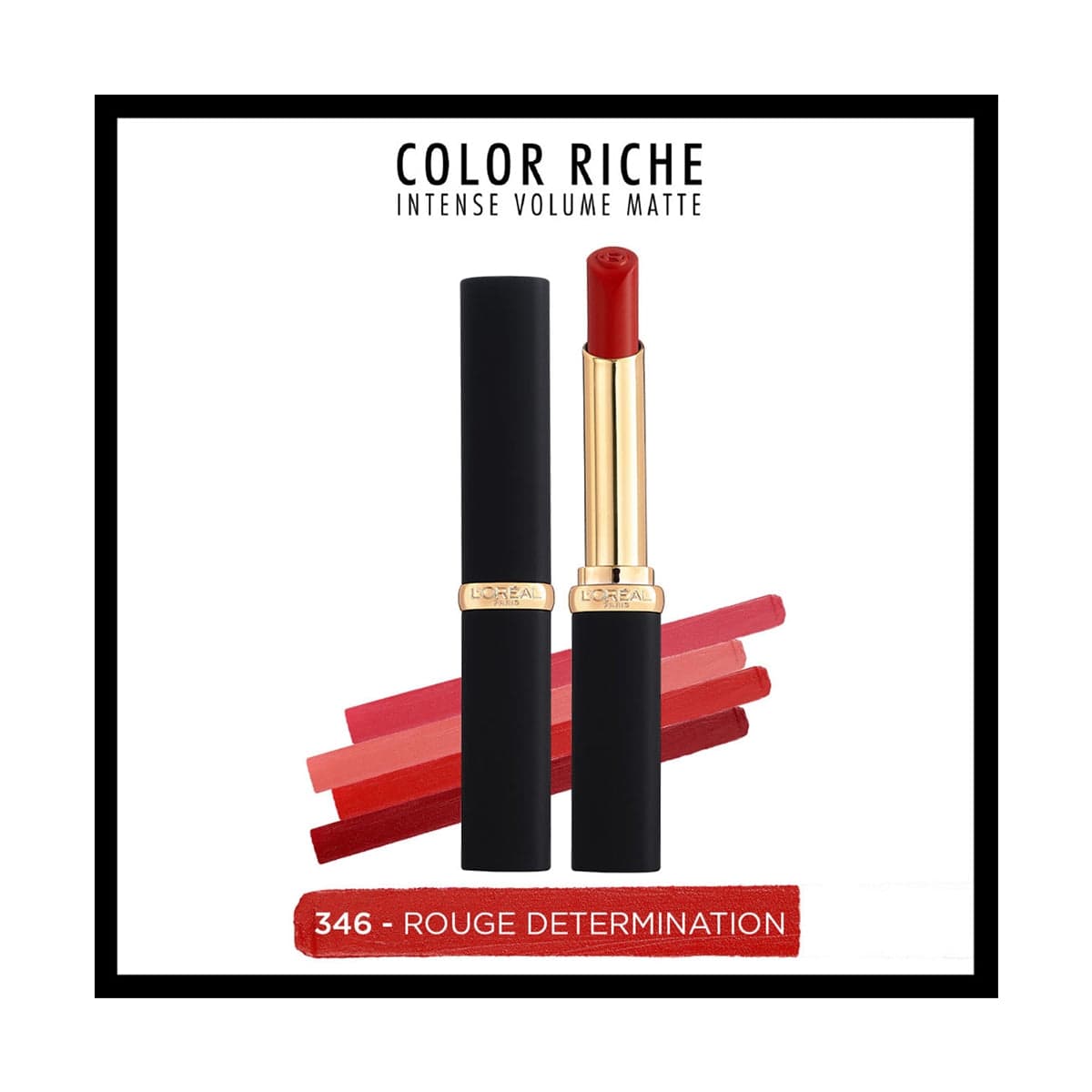 Loreal Paris Colour Riche Intense Volume Matte Lipstick -346 Rouge Determination 757279514126