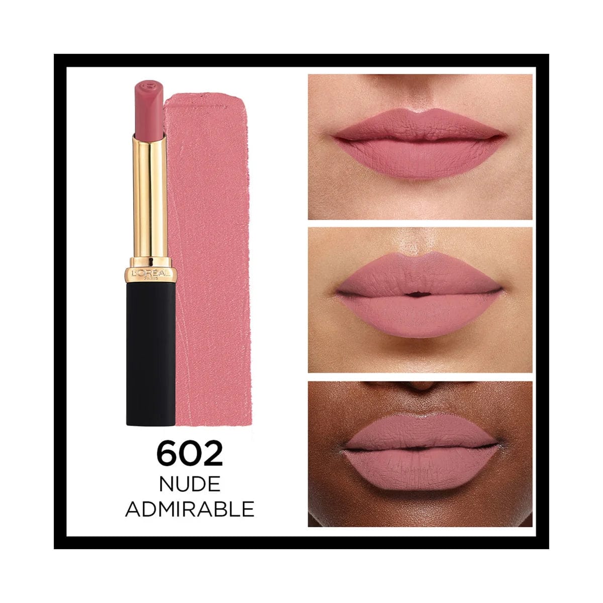 Loreal Paris Colour Riche Intense Volume Matte Lipstick -602 Nude Admirable 757279510586