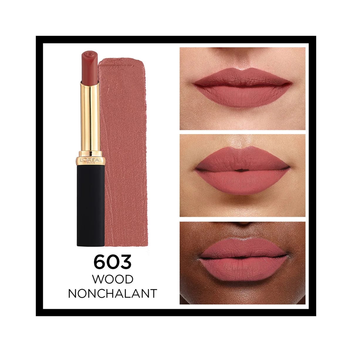 Loreal Paris Colour Riche Intense Volume Matte Lipstick -603 Wood Nonchalant 757279513297