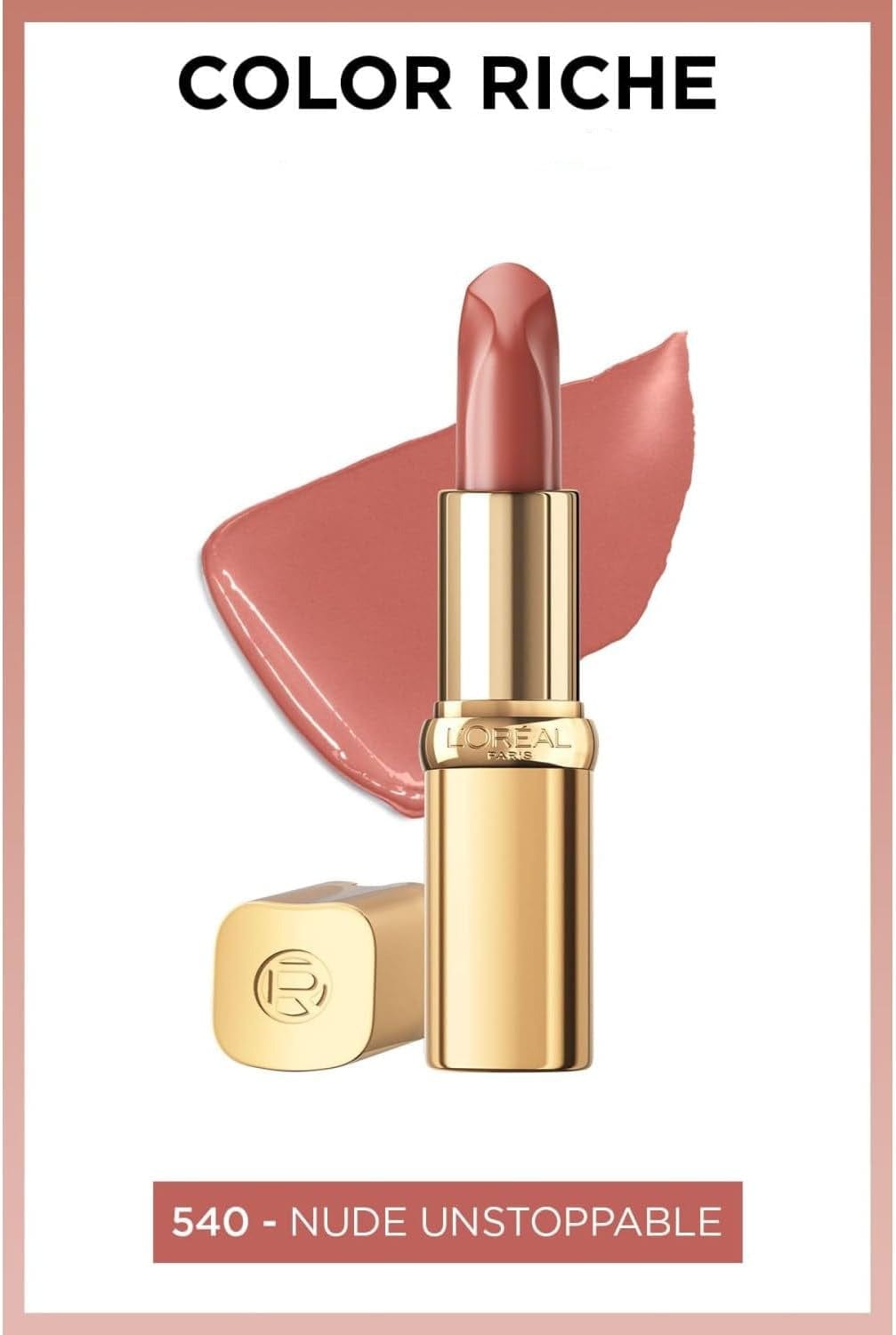 Loreal Paris Colour Riche Satin Finish Lipstick- 540 Nude Unstoppable 3600524105174