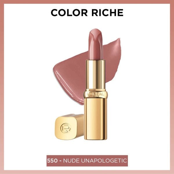 Loreal Paris Colour Riche Satin Finish Lipstick -550 Nude Unapologetic 3600524105181