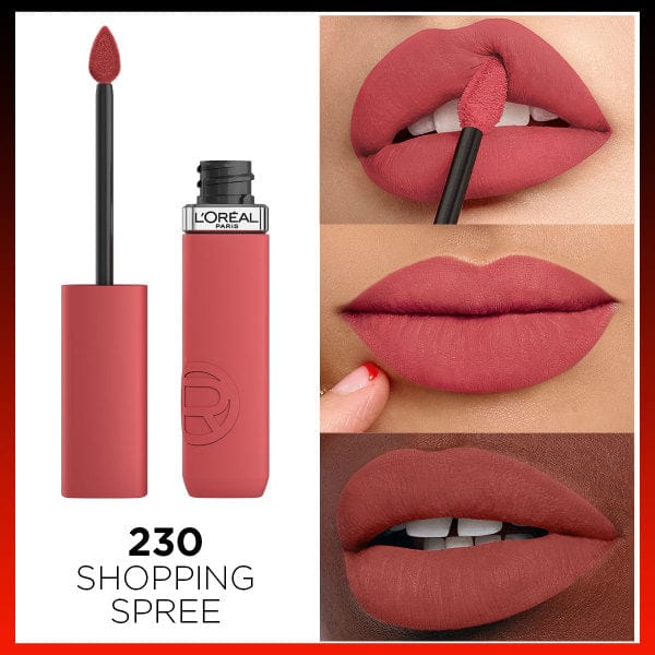 Loreal Paris Infaillible Matte Resistance Liquid Lipstick - 230 Shopping Spree 30146938