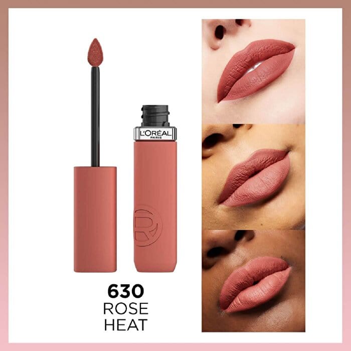 Loreal Paris Infaillible Matte Resistance Liquid Lipstick -630 Rose Heat 30188631