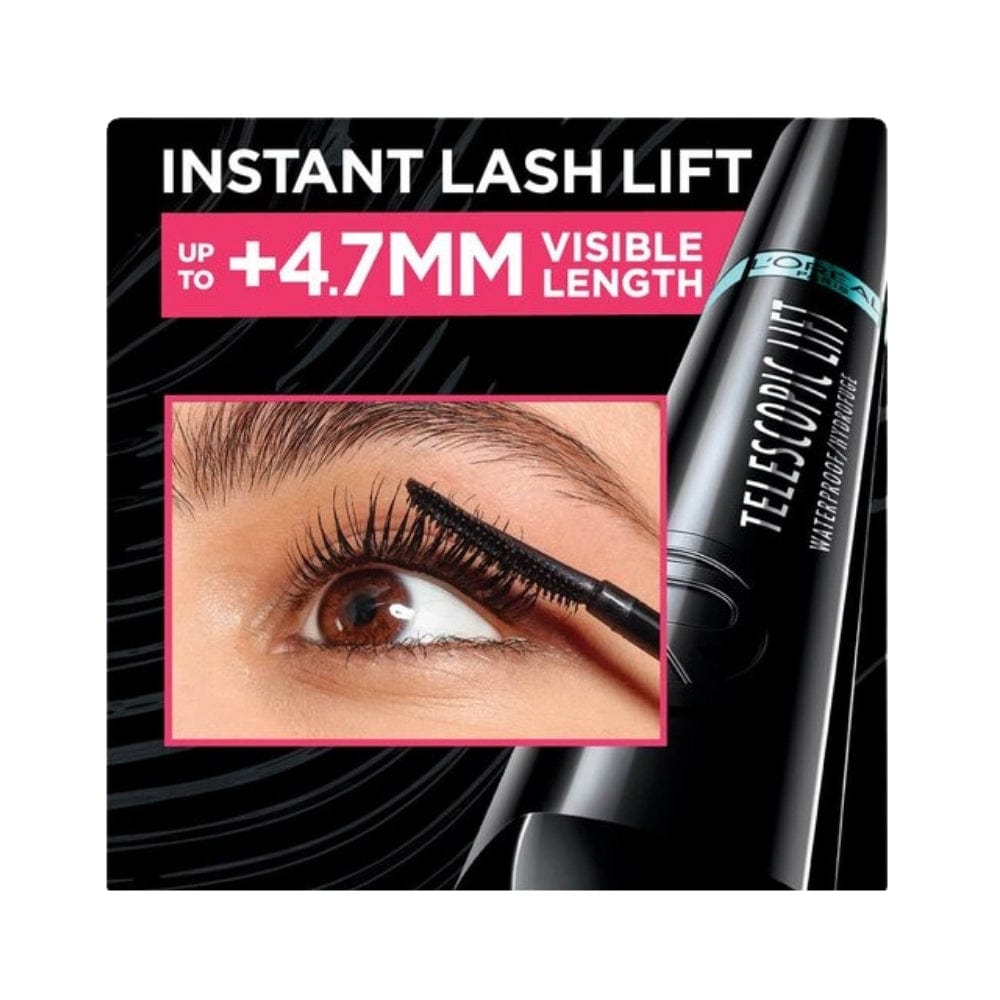 Loreal Paris Telescopic Lift Waterproof Mascara -Black 757279513730