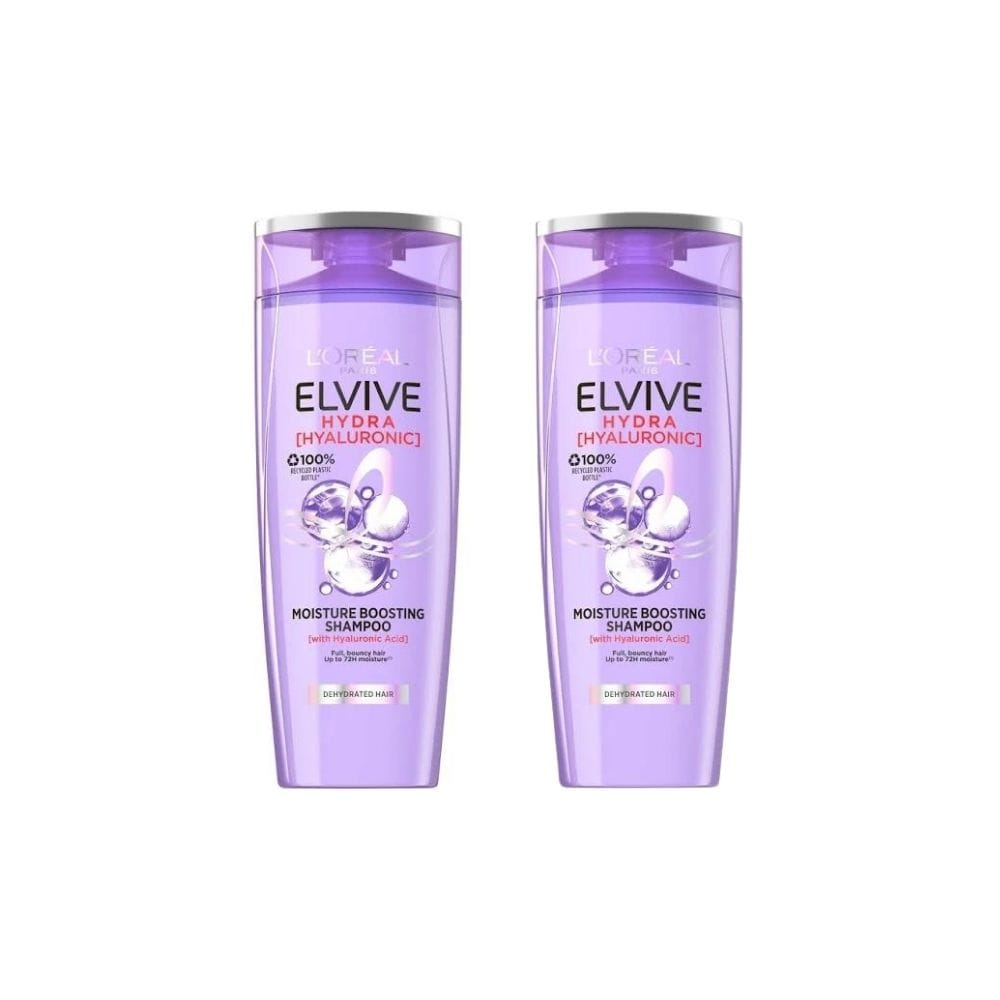 Loreal Elseve Hydra [Hryaluonic] Moisture Filling Shampoo 390 ML 2 Pack