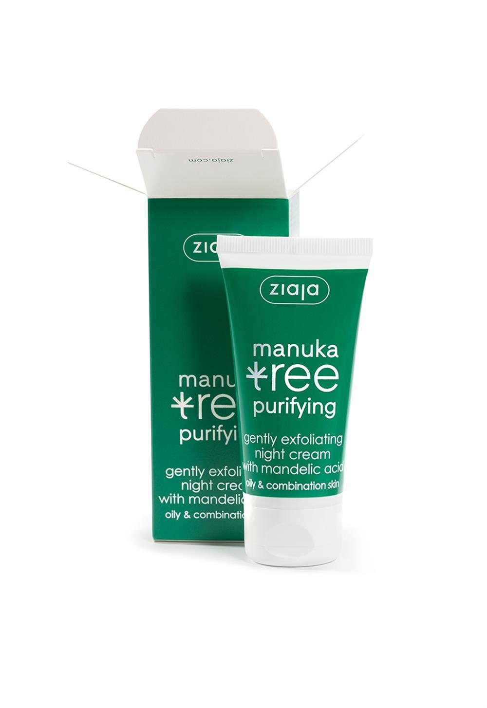 Ziaja Manuka 3% Almond Acid & Exfoliating Night Cream 50 ml - Chivela