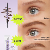 Maybelline Super Lock Brow Glue Clear Eyebrow Gel Mascara 3600531686277