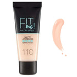 Maybelline Fit Me Matte+Poreless Foundation No:110 Porcelain 30ml - 2 Pack 715936235845