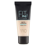 Maybelline Fit Me Matte+Poreless Foundation No:110 Porcelain 30ml 3600531324506