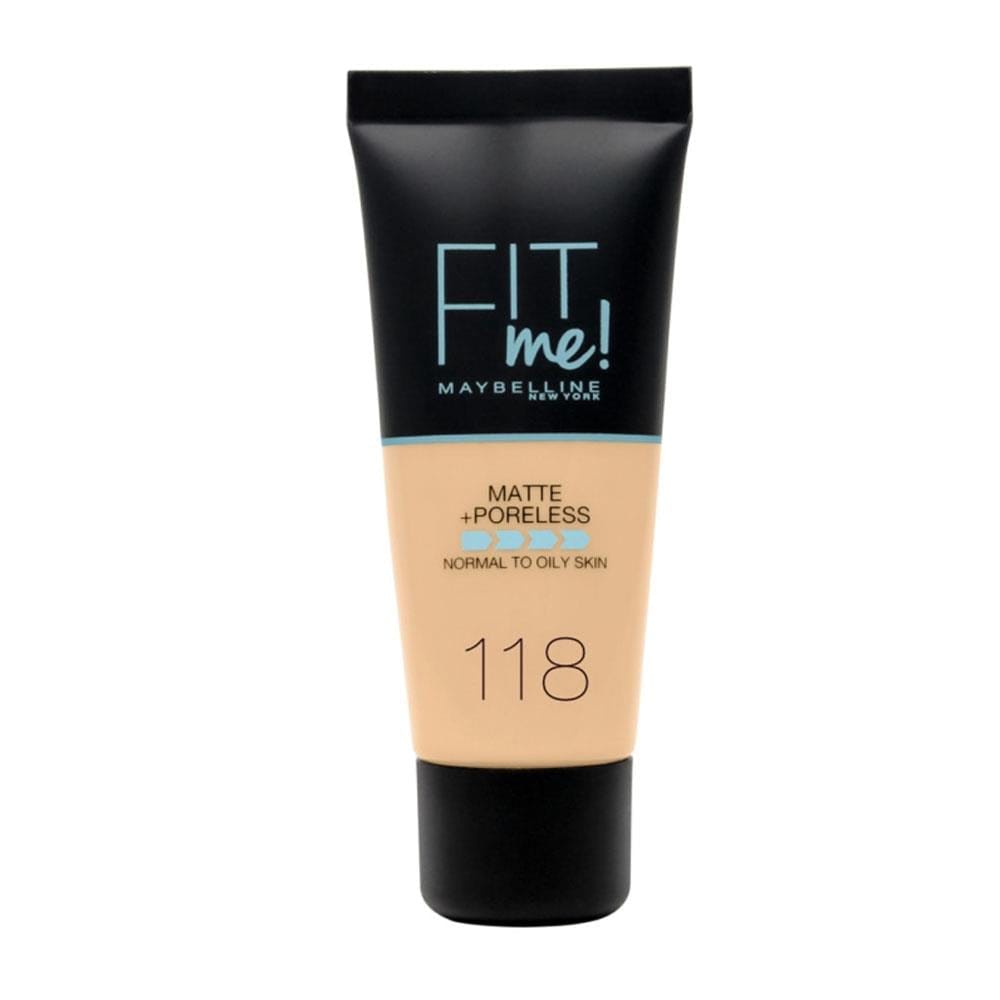 Maybelline Fit Me Matte+Poreless Foundation No:118 Nude 30ml 3600531369392