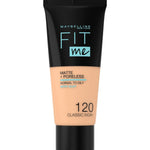 Maybelline Fit Me Matte+Poreless Foundation No:120 Classic Ivory 30ml 3600531324520