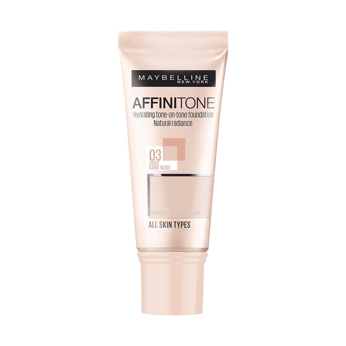 Maybelline New York Affinitone Foundation-03 Light Sandbeige 3600530427451