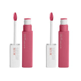 Maybelline New York Super Stay Matte Ink Liquid Matte Lipstick - 125 Inspirer Pink -2 Pack 715936237023