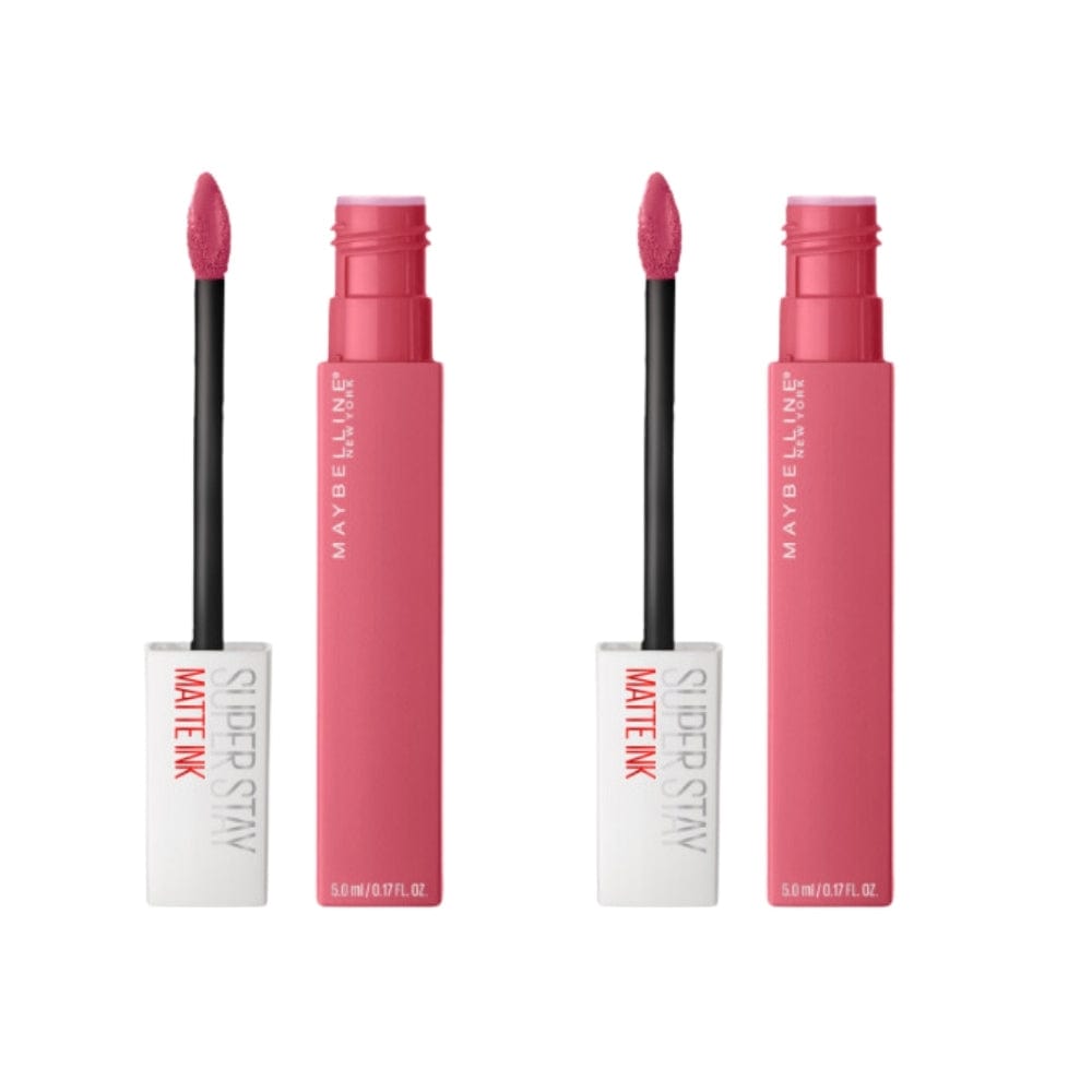 Maybelline New York Super Stay Matte Ink Liquid Matte Lipstick - 175 Ringleader Pink -2 Pack 715936236989