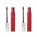 Maybelline New York Super Stay Matte Ink Liquid Matte Lipstick - 20 Pioneer Red -2 Pack 715936236972