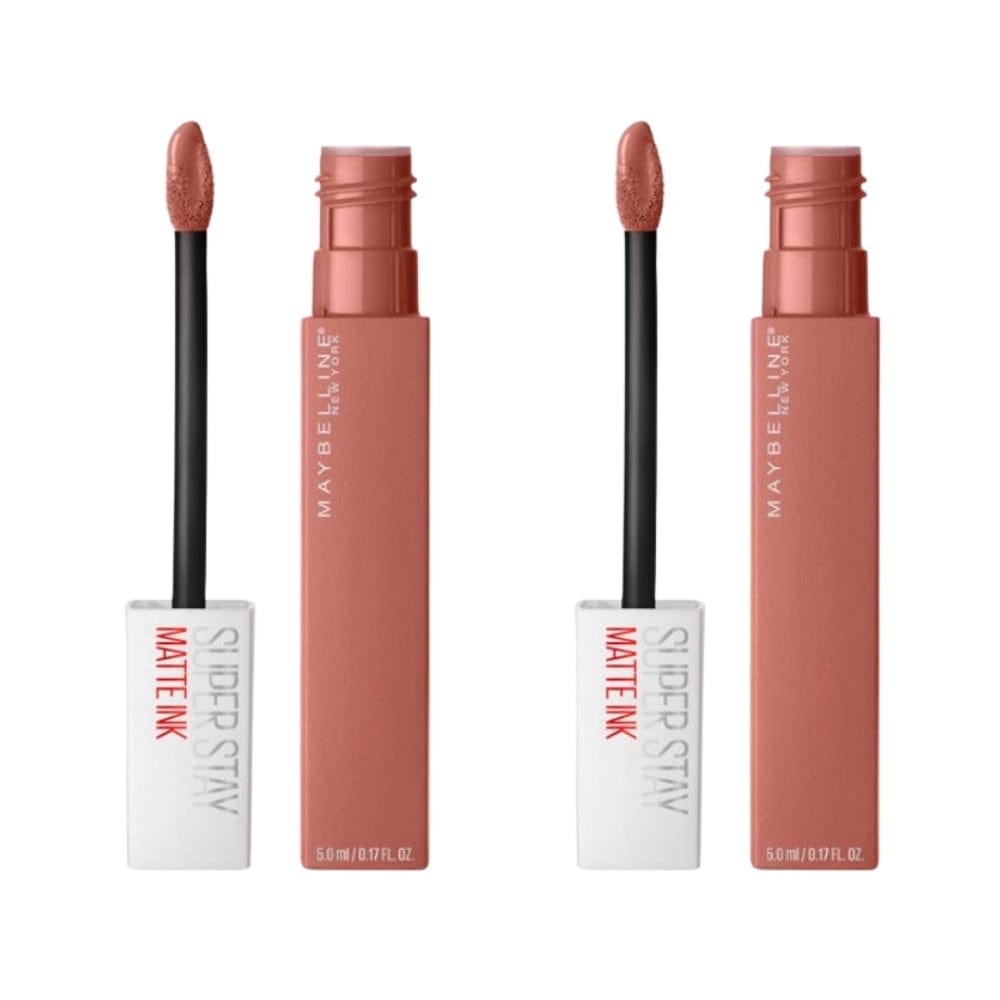 Maybelline New York Super Stay Matte Ink Liquid Matte Lipstick - 65 Seductress Nude -2 Pack 715936236958