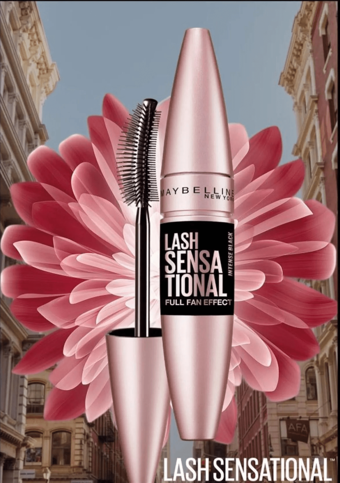 Maybelline New York Lash Sensational Intense Black Mascara with Fan Effect - Extra Black 3600531230906