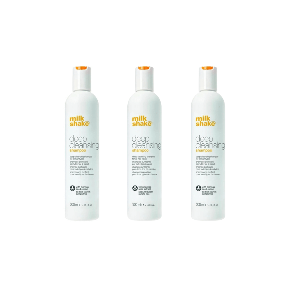 Milk_shake Deep Cleansing Sulfate Free Deep Cleansing Shampoo 300 ml 3 Pack 757279509559