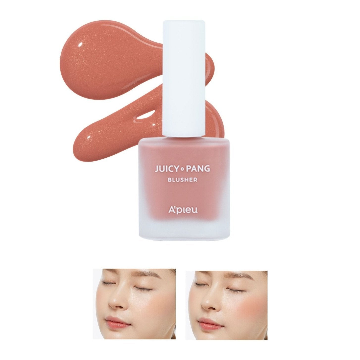 Missha Moisturizing Liquid Blush 9g for a Natural Look APIEU Juicy-Pang Water Blusher (BE01) 8809530077894