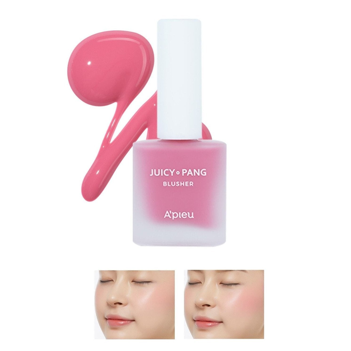 Missha Moisturizing Liquid Blush 9g for a Natural Look APIEU Juicy-Pang Water Blusher (PK02) 8809530077887