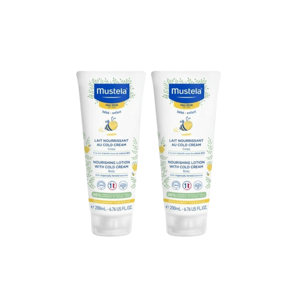 Mustela Cold Cream Nourishing Body Lotion 200 ml 2 Pack 715936231793