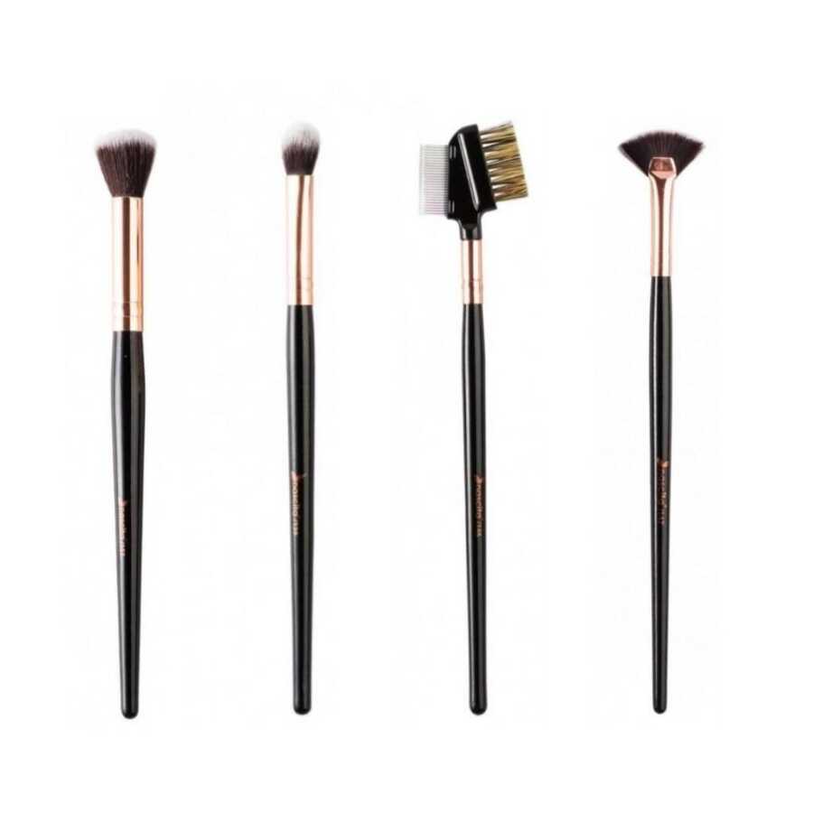 Nascita Pro Premium Eye and Eyebrow Makeup Brush Set 4-Piece 8680742427659