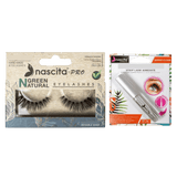 Nascita Green Natural Vegan False Eyelashes 110 + Nascita Transparent False Eyelash Adhesive 5gr - 08 757279511156