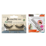 Nascita Green Natural Vegan False Eyelashes - 112 + Nascita Transparent False Eyelash Adhesive 5gr - 08 757279511026