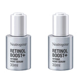 Neutrogena Retinol Boost+ Intense Night Serum 30ml / 1.0 fl oz 2 Pack 757279507807