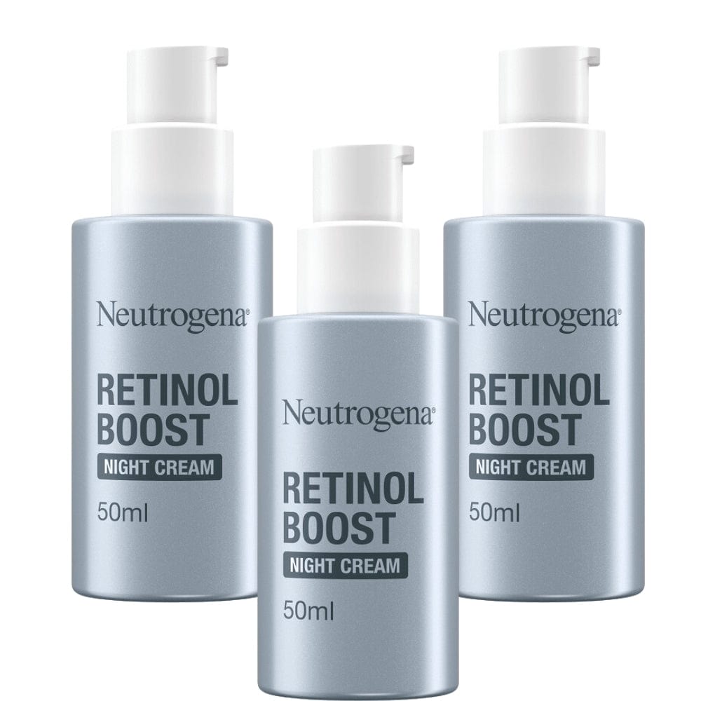 Neutrogena Retinol Boost Night Cream 50ml / 1.7 fl oz 3 Pack 757279507753