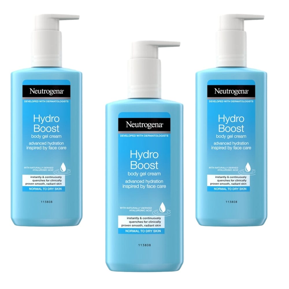 Neutrogena Hydro Boost Body Gel Cream 400ml / 13.5 fl oz 3 Pack 757279507555