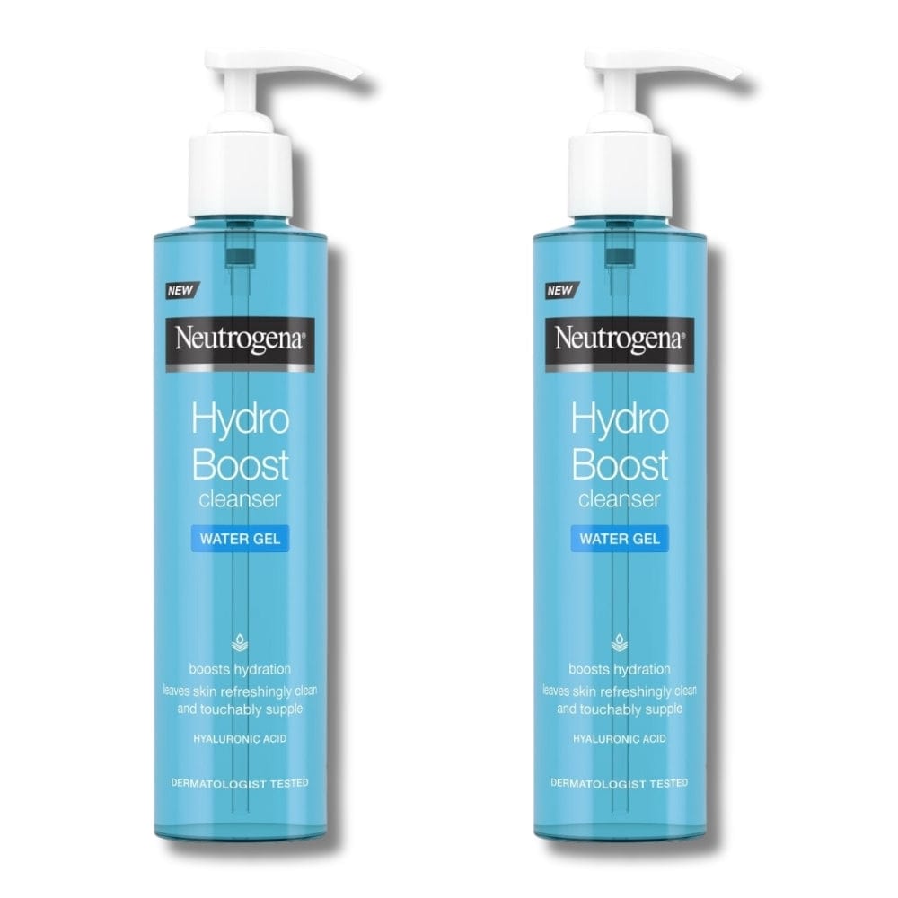 Neutrogena Hydro Boost Hyaluronic Acid Water Gel Cleanser 200ml / 6.8 fl oz 2 Pack 757279507623