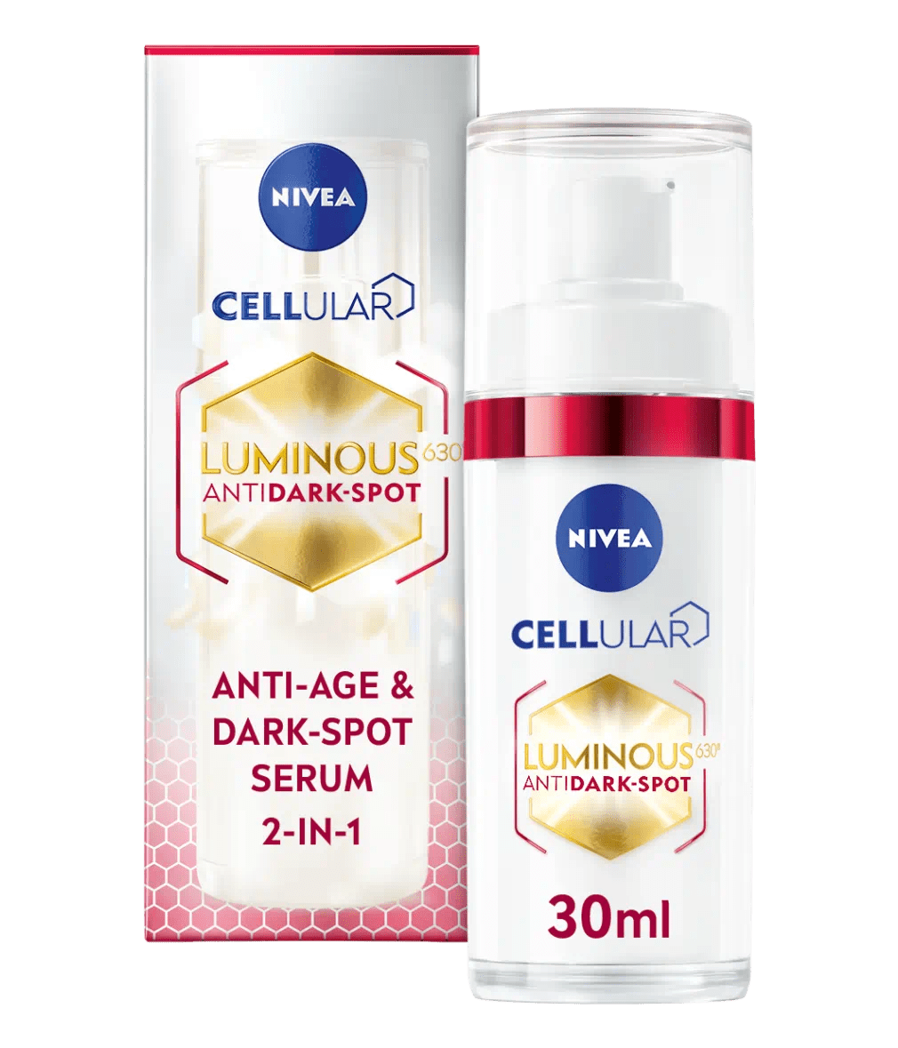 Nivea Luminous 630 Anti-Age & Dark Spot 2-in-1 Serum with Collagen Booster 30ml / 1 fl.oz 4006000011400