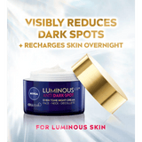 Nivea Luminous 630 Anti Dark Spot Night Cream  50ml / 1.7 fl oz 4005900886651