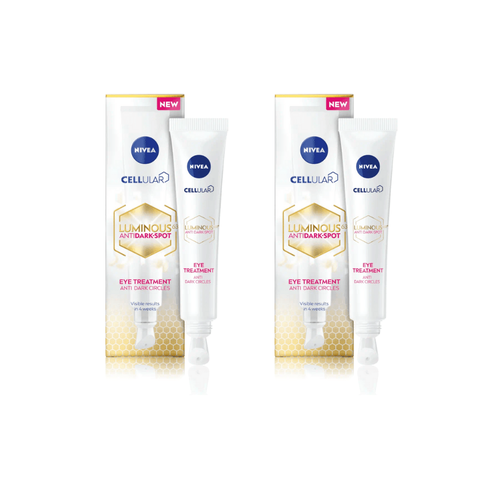 Nivea Cellular Luminous 630 Anti-Dark Circle SPF50 Eye Cream  15ml / 0.5 fl.oz - 2 Pack 757279515963