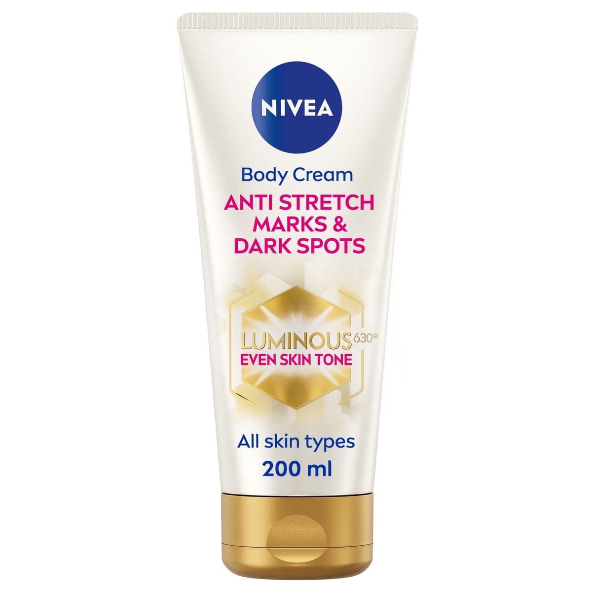 Nivea Luminous 630 Anti Stretch Marks & Dark Spots Body Cream 200ml / 6.8 fl oz 4006000043524