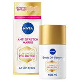 Nivea Luminous 630 Anti-Stretch Mark Body Oil Serum 100ml / 3.4 fl oz 4006000043487