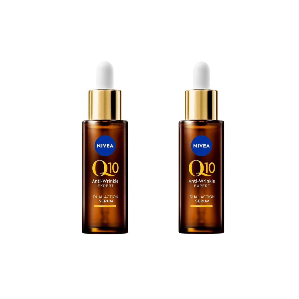 Nivea Q10 Anti-Wrinkle Expert Dual Action Anti-Glycation Serum 30 Ml / 1 Fl.Oz - 2 Pack 757279515505