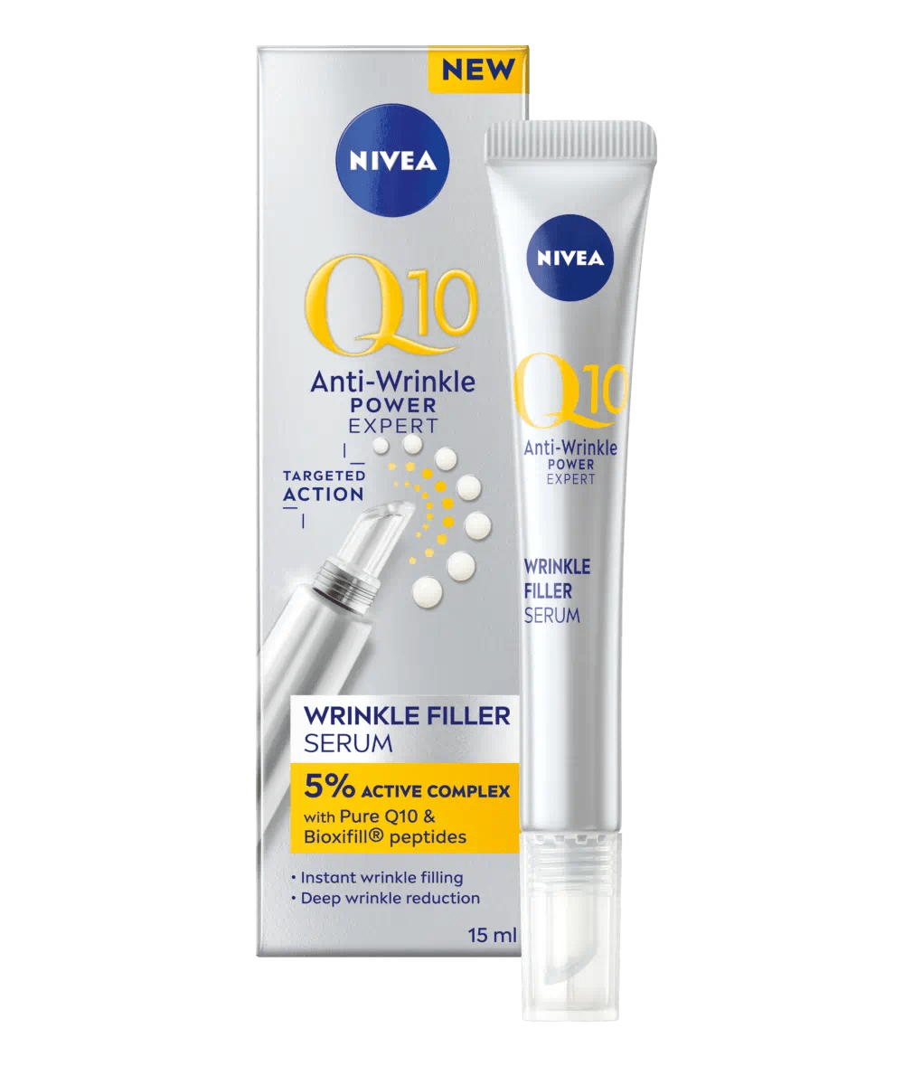 Nivea Q10 Anti-Wrinkle Power Wrinkle Filler Serum with Bioxifill Peptides 15ml / 0.5 fl oz 4005900972248