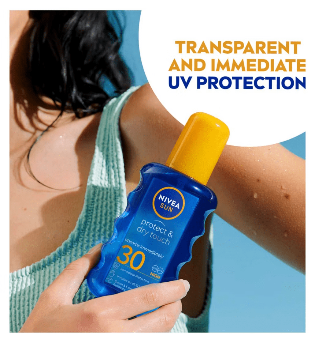 Nivea Sun Protect & Dry Touch Sun Cream Spray SPF30 200 ml / 6.8 fl.oz 4005900704764