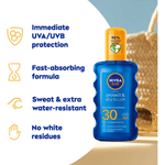 Nivea Sun Protect & Dry Touch Sun Cream Spray SPF30 200 ml / 6.8 fl.oz 4005900704764