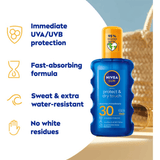 Nivea Sun Protect & Dry Touch Sun Cream Spray SPF30 200 ml / 6.8 fl.oz 4005900704764