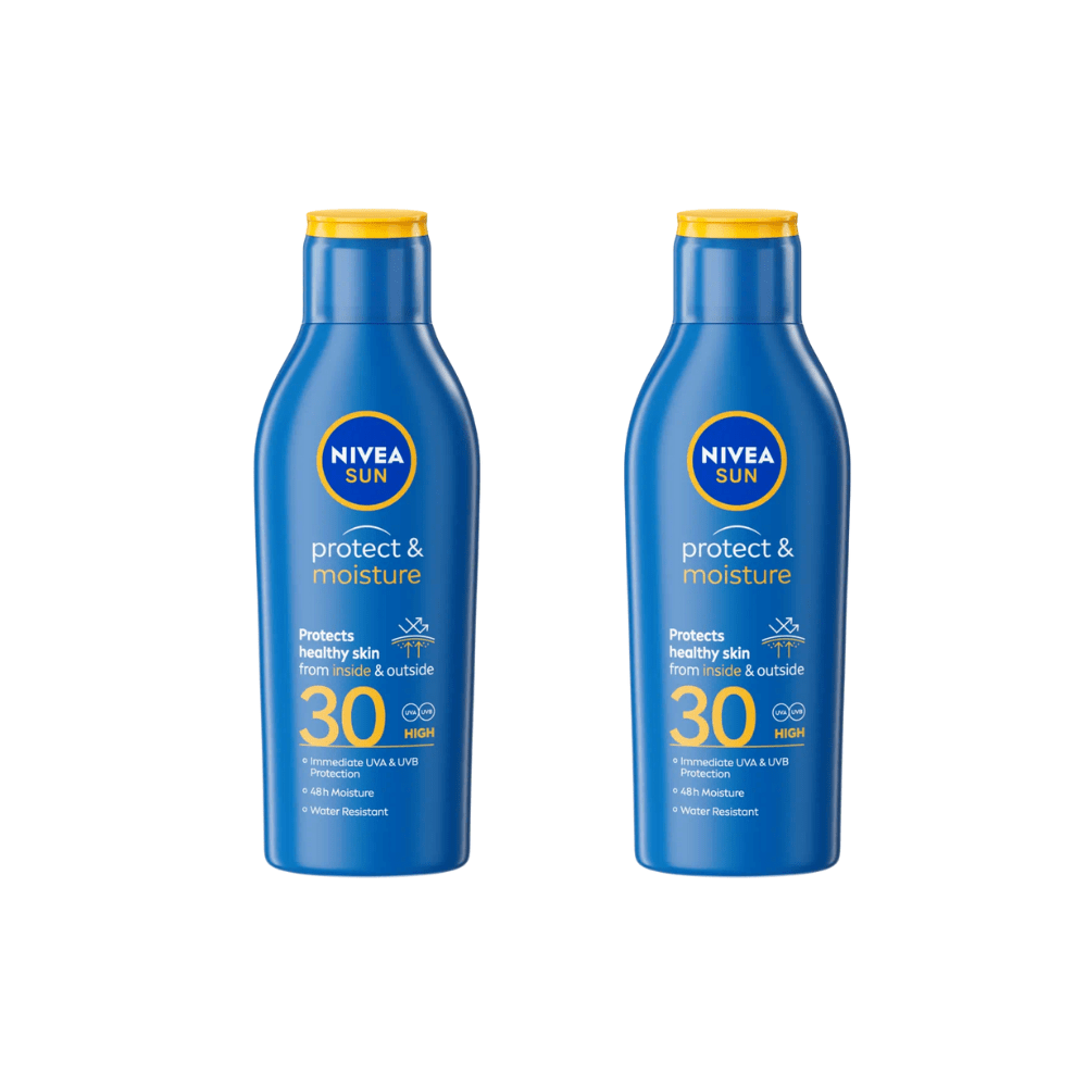 Nivea Sun Protect & Moisture Sun Cream Lotion SPF30 200ml / 6.8 fl.oz - 2 Pack 757279515727