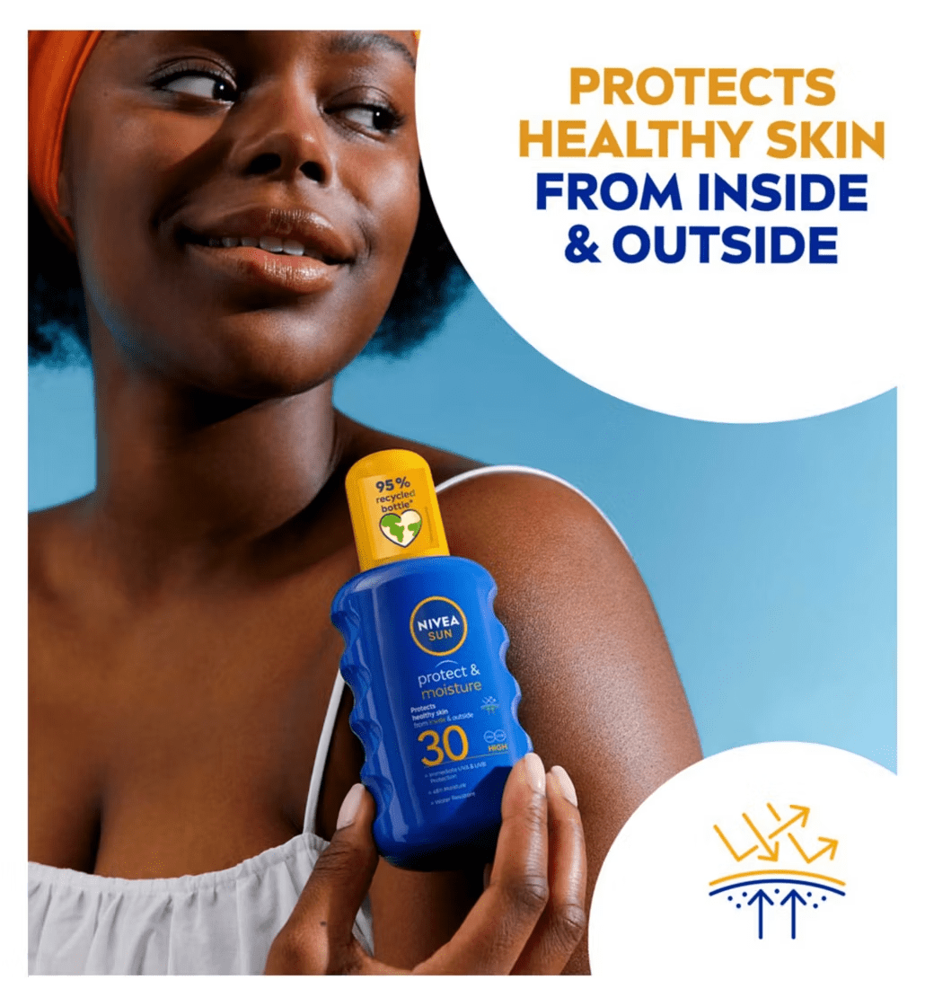 Nivea Sun Protect & Moisture Sun Cream Spray SPF30 200ml / 6.8 fl.oz 4005900253637