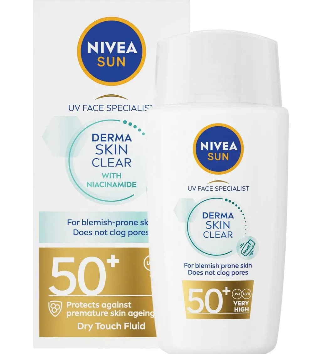 Nivea Sun UV Face Derma Blemish Control Anti-Blemish Complex Sun Fluid SPF50+ 40ml / 1.35 fl.oz 4006000104607