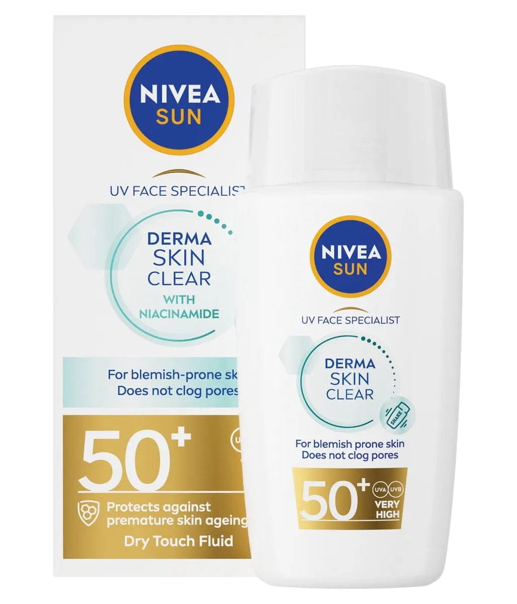 Nivea Sun UV Face Derma Blemish Control Anti-Blemish Complex Sun Fluid SPF50+ 40ml / 1.35 fl.oz 4006000104607