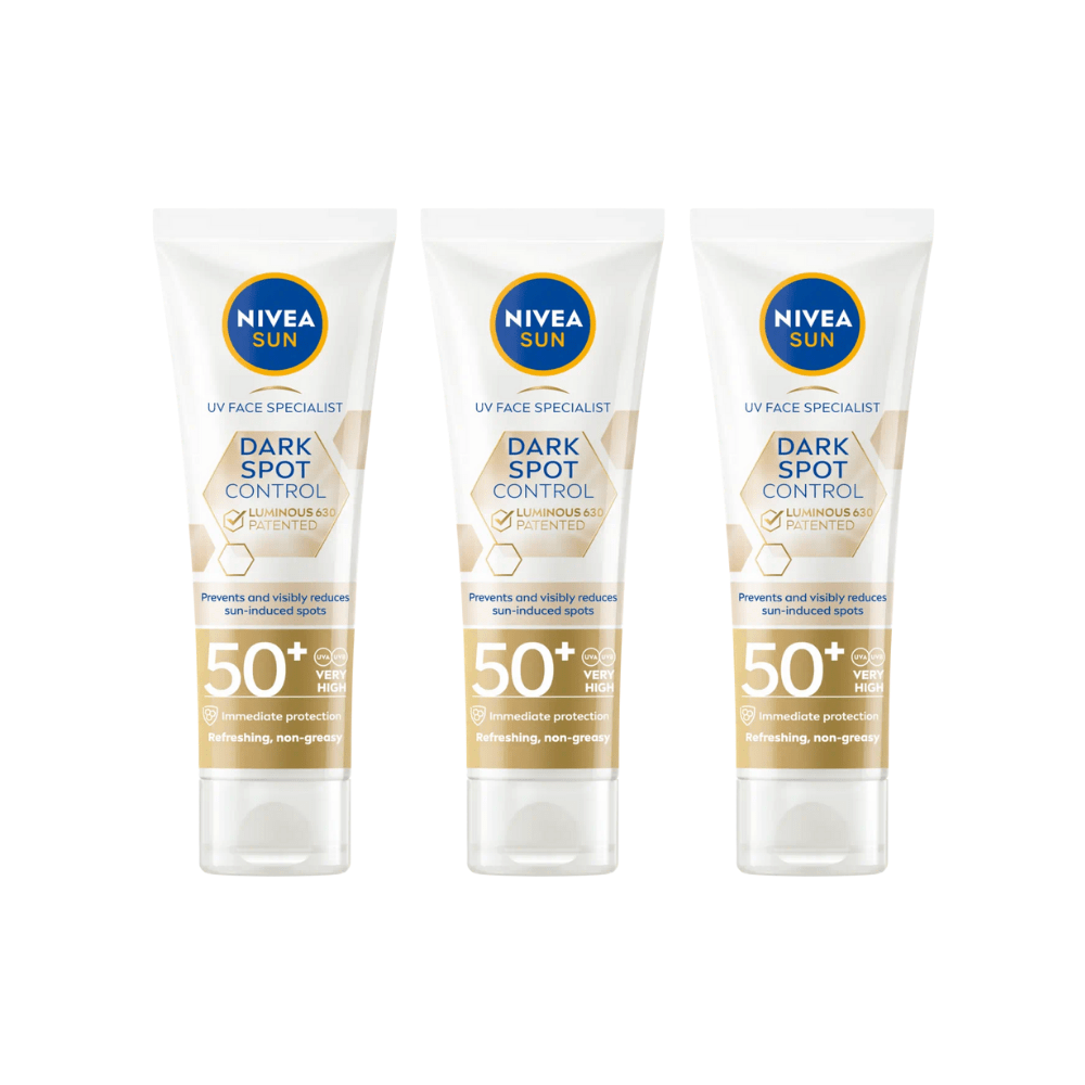 Nivea Sun UV Face Luminous 630 Spot Control Sun Fluid SPF50 40ml / 1.35 fl.oz - 3 Pack 757279515840