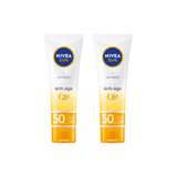 Nivea Sun UV Face Q10 Anti-Age Sun Cream SPF50 50ml / 1.7 fl oz - 2 Pack 757279515475