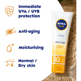 Nivea Sun UV Face Q10 Anti-Age Sun Cream SPF50 50ml / 1.7 fl oz 4005900467898